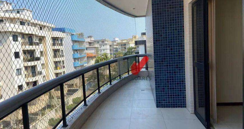 Apartamento com 3 dormitórios para alugar, 120 m² por R$ 4.700,00/mês - Algodoal - Cabo Frio/RJ