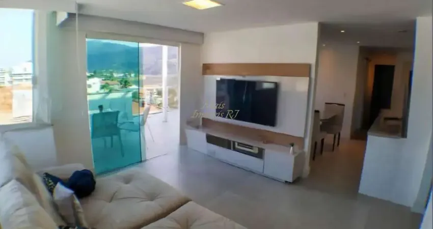 Cobertura para venda em niterói, piratininga, 2 dormitórios, 2 suítes, 3 banheiros, 1 vaga