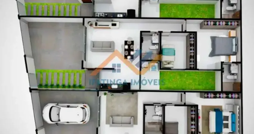 Casa com 2 quartos à venda na Rua Copacabana, 328, Porto Seguro, Caratinga
