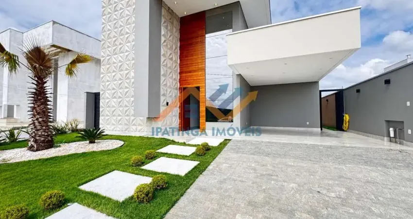 Casa de alto padrão em condomínio fechado Lagoa Silvana.