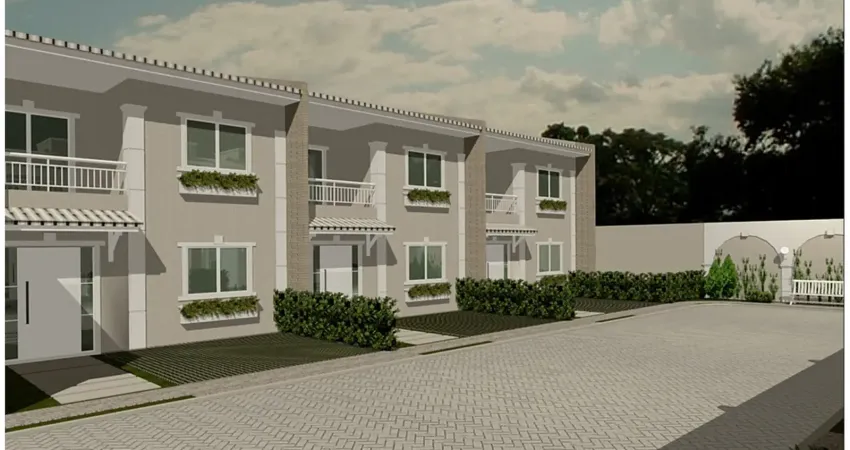 Lindo condomínio de casas duplex no curió, fortaleza com 2 suítes