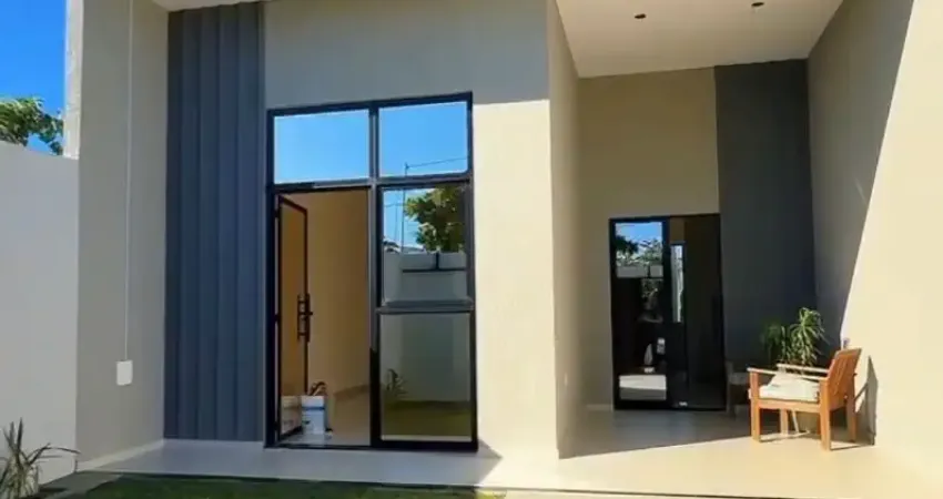 Oportunidade de morar na urucunema, eusébio numa linda casa nova com 2 quartospor