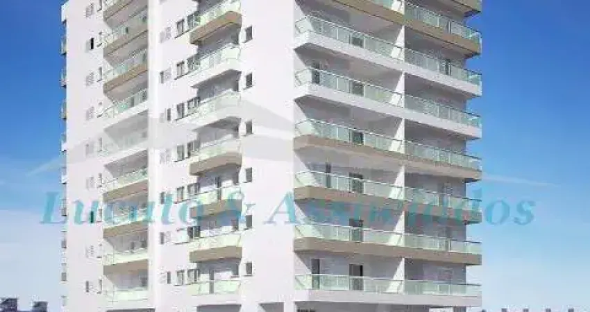 Apartamento para venda na Ocian em Praia Grande SP, 02 dormitórios sendo 01 suíte, sala, cozinha, banh. social, área de serviço, 02 vagas de garagem