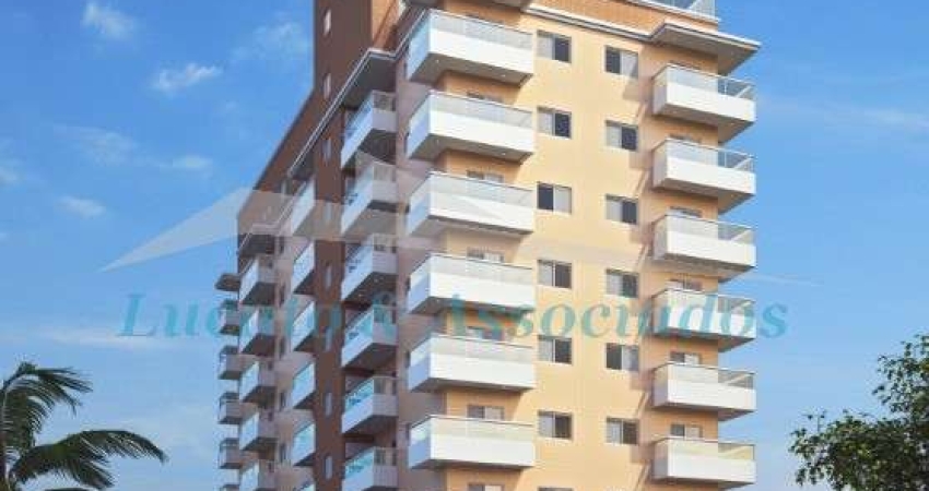Apartamento para venda na Vila Guilhermina em Praia Grande SP 02 dormitório sendo 1 suíte, sala, cozinha, WC, área de serviço, sacada e 01 vaga de gar