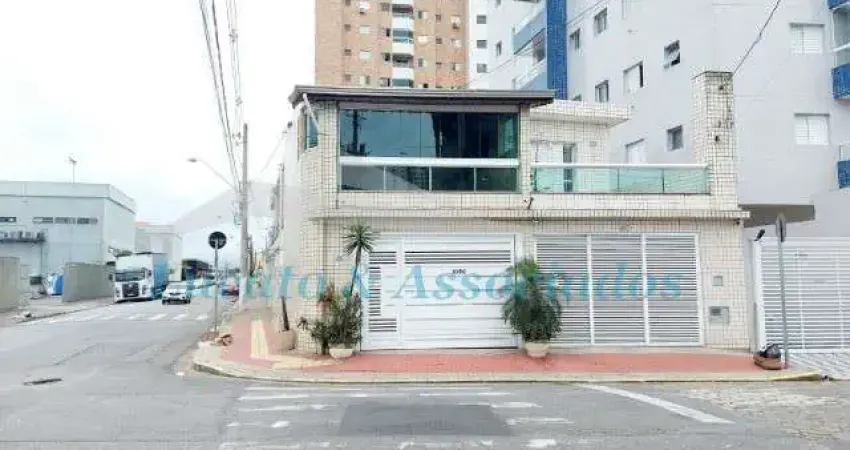 Oportunidade única: sobrado à venda em praia grande-sp, guilhermina! 2 quartos, 2 suítes, sala, 3 banheiros, garagem e 90,88m².