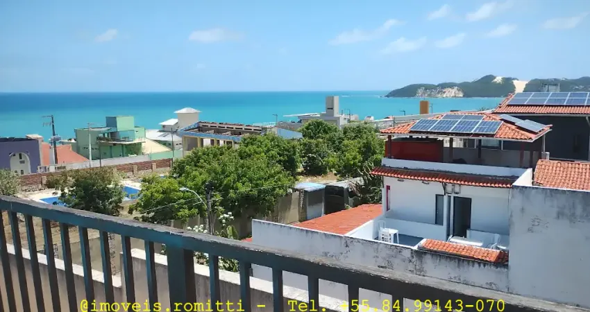 Ponta Negra, 2 quartos mobiliado e decorado a poucos passos da beira mar.