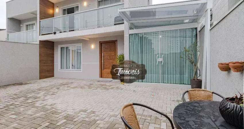 Sobrado com 3 dormitórios à venda, 145 m² por R$ 799.000,00 - São Braz - Curitiba/PR