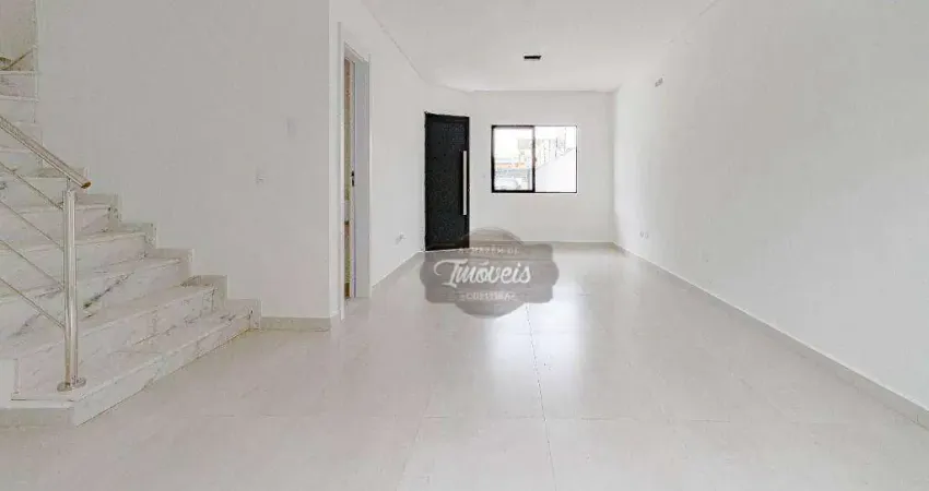 Sobrado triplex com 3 dormitórios à venda, 120 m² + área de terraço, varanda na suíte e 1 quarto, por r$ 699.000 - uberaba - curitiba/pr