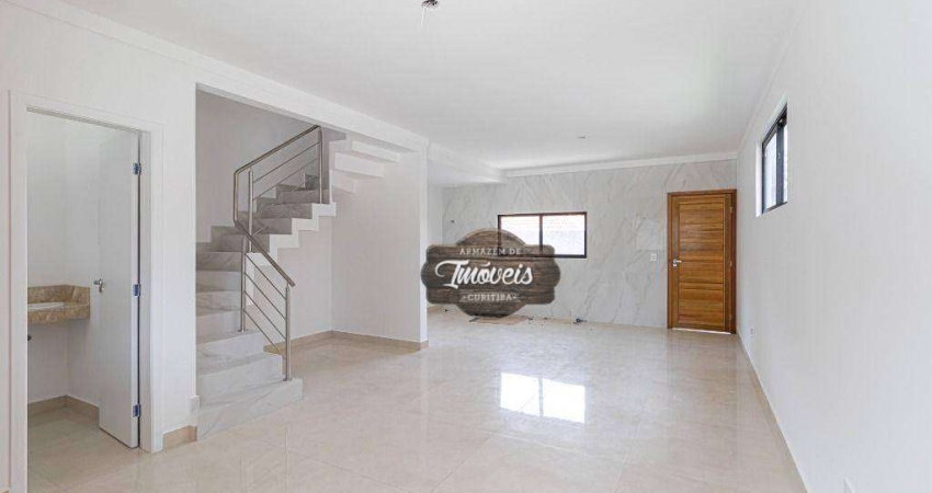 Sobrado com 3 dormitórios à venda,novo,  lavabo, suíte com espaço closet, novo, por R$ 640.000 - Boa Vista - Curitiba/PR