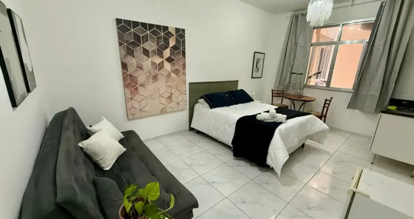 Studio com 01 quarto para alugar em copacabana, rio de janeiro