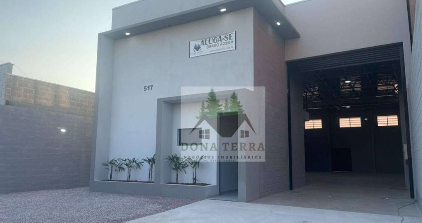 Galpão para alugar, 318 m² por R$ 10.887,85/mês - Parque Residencial Jundiaí - Jundiaí/SP