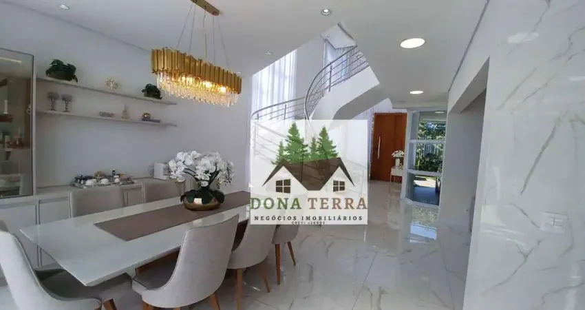 Casa com 4 dormitórios sendo 3 suítes à venda, 287 m² por r$ 1.950.000 - ibi aram i - itupeva/sp