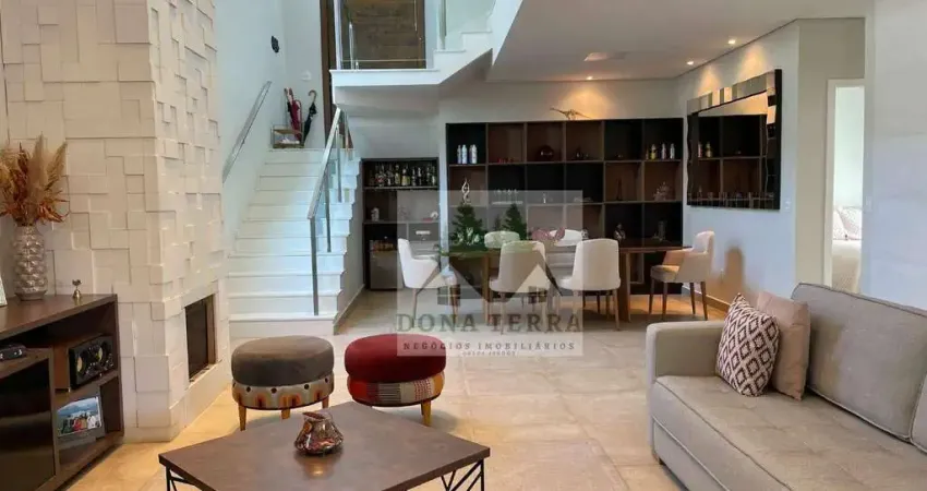 Casa com 3 suítes e 1 dormitório  à venda, 268 m² por R$ 1.950.000 - Ibi Aram I - Itupeva/SP