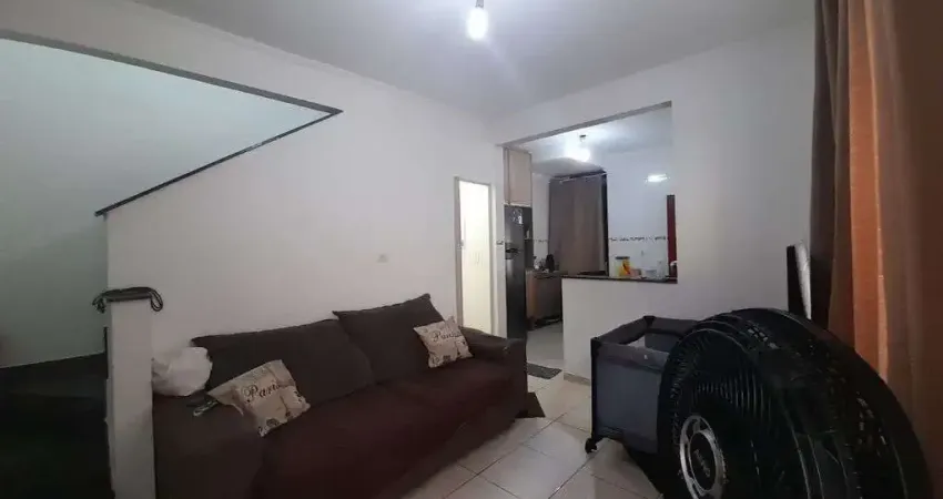 Casa em condomínio fechado com 2 quartos à venda na Vila Mirim, Praia Grande 
