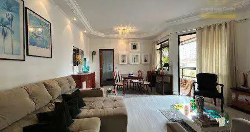 Apartamento com 3 dormitórios à venda, 150 m² por r$ 1.100.000 - gonzaga - santos/sp