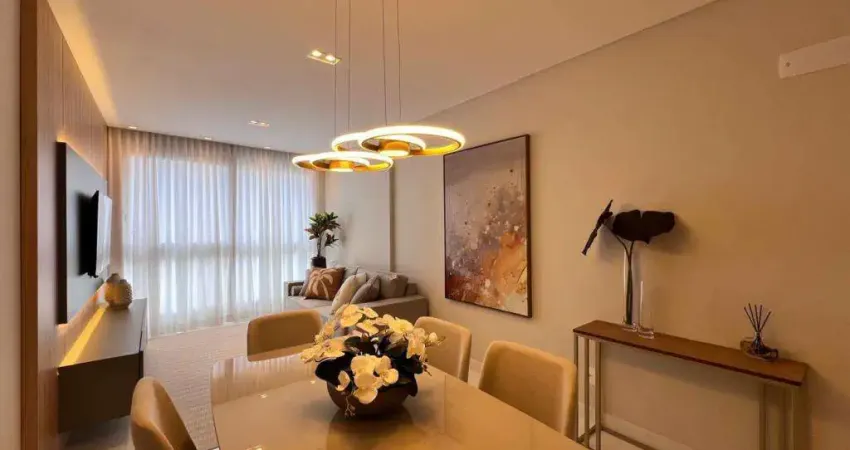 Apartamento 02 suítes à venda no bairro centro com 84 m² de área privativa - 1 vaga de garagem