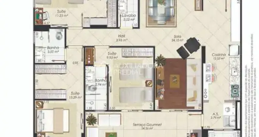 Apartamento com 3 quartos à venda na Rua Pero Vaz de Caminha, 285, Aviação, Praia Grande