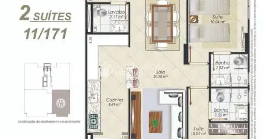 Apartamento com 2 quartos à venda na Rua Pero Vaz de Caminha, 285, Aviação, Praia Grande