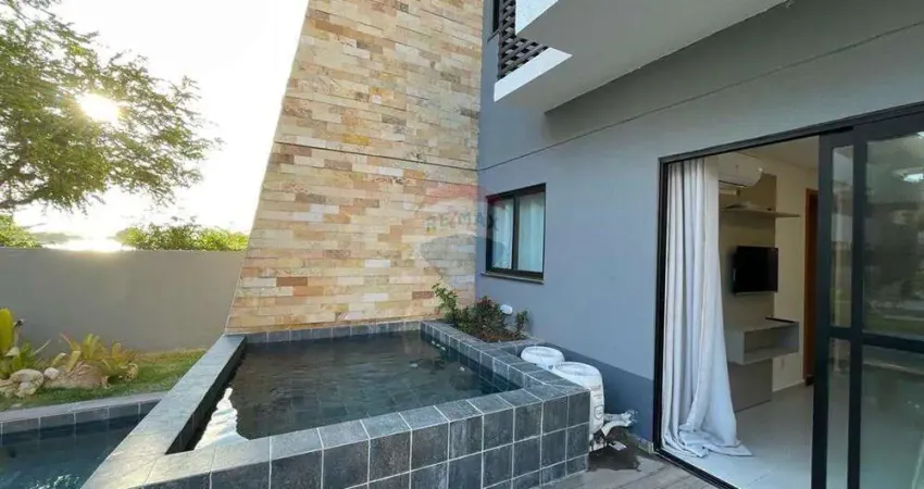 Apartamento térreo no Bela Vista com Piscina Privativa