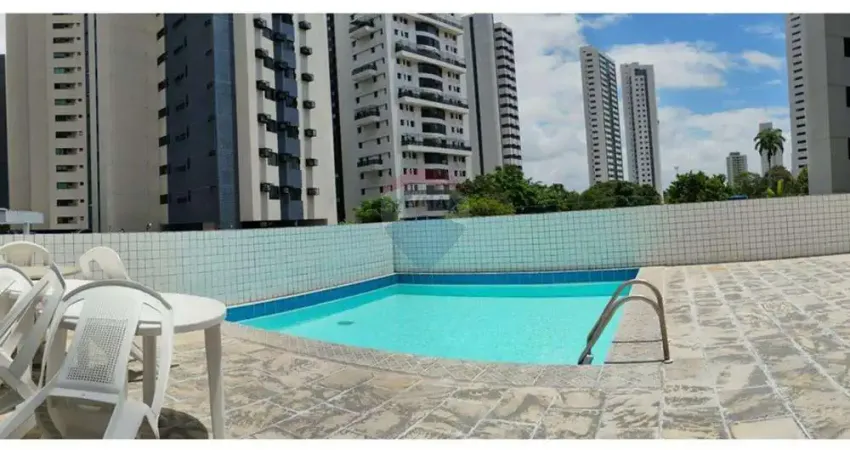 Apartamento à venda no rosarinho | 74 m² | piscina | 2 quartos + dependência completa