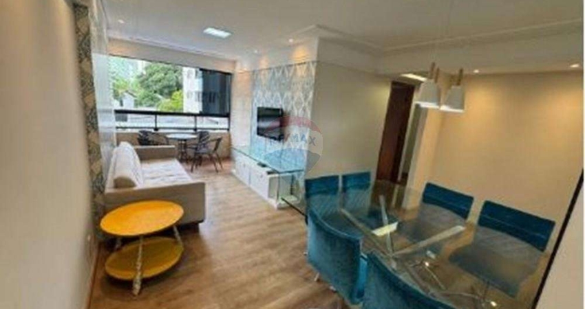 Apartamento nos Aflitos à venda – mobiliado, nascente, com área de lazer completa