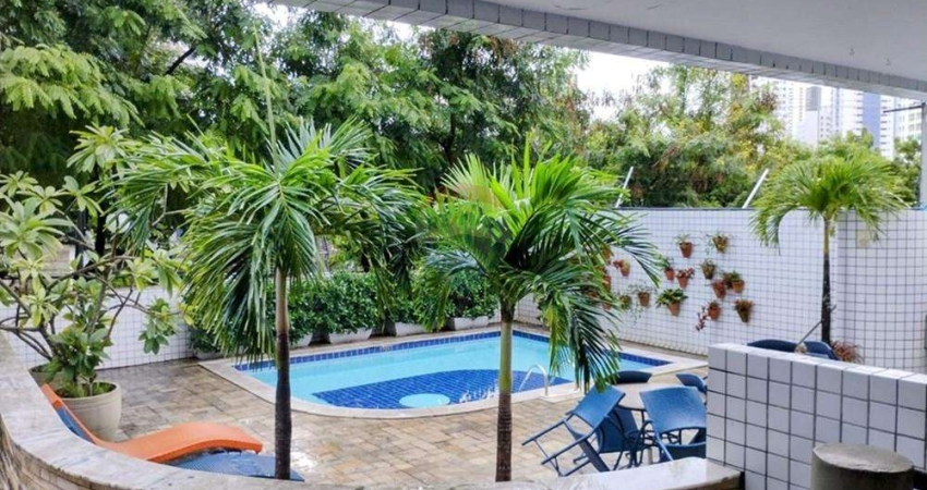 Apartamento na Tamarineira com 3 quartos, 2 vagas, dependência completa e piscina