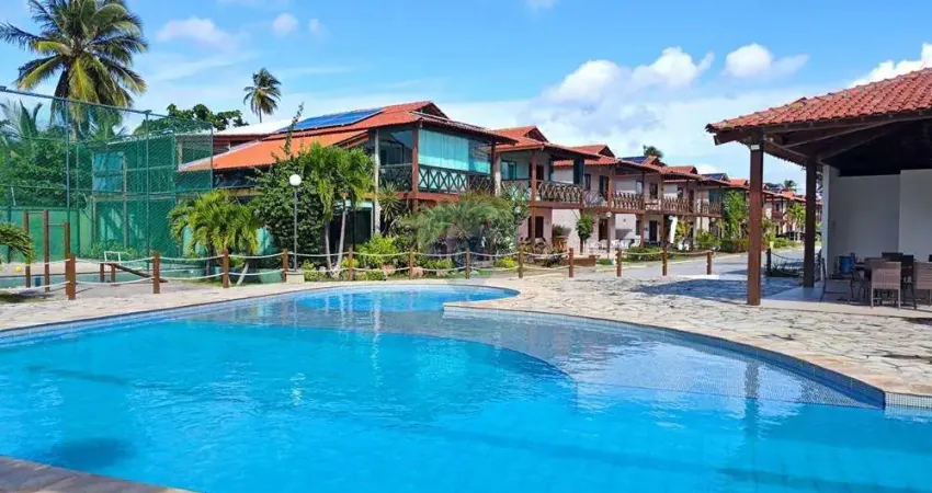 Beira mar de Marinha Farinha, 04 suítes, 140m², mobiliado, ao lado do Veneza Water Park