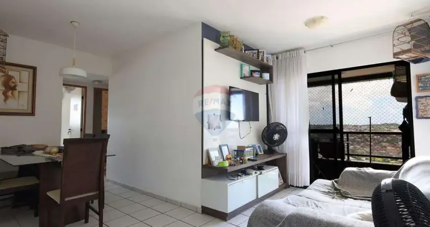 Apartamento de 78m quadrados, com 3 quartos sendo 1 suíte, varanda, sala de 2 ambientes, cozinha, dependência de empregados. lazer completo.