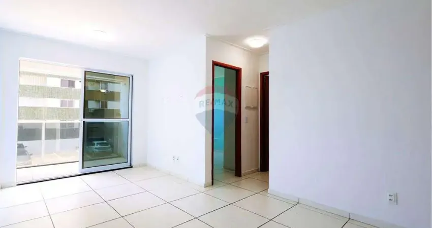 Apartamento de 60m com 2 quartos, sendo 1 suíte, varanda e cozinha. 1 vaga de garage, lazer completo.