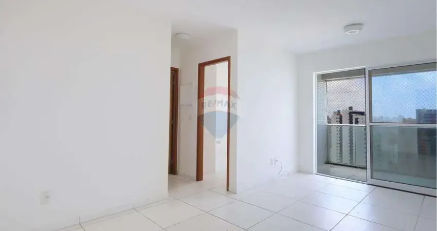 Apartamento de 60m com 2 quartos, sendo 1 suíte, varanda e cozinha. 1 vaga de garage, lazer completo. andar alto.