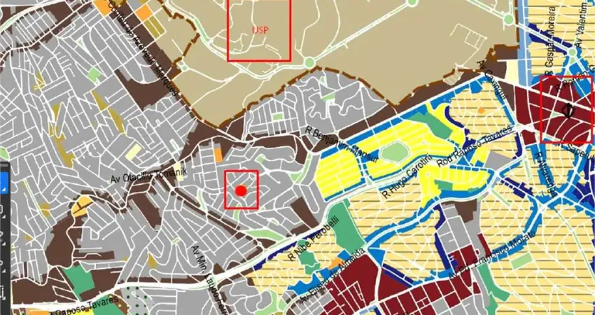 Terreno comercial à venda na Rua Cabral de Menezes, 17, Butantã, São Paulo