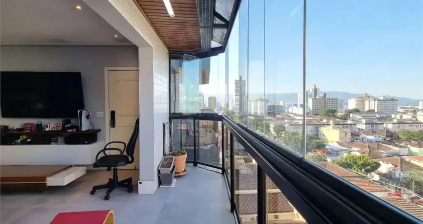 Apartamento com 2 quartos à venda na Alberto Baccarat, Boqueirão, Santos