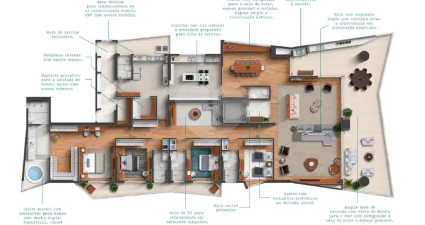Apartamento com 4 quartos à venda na Avenida Presidente Wilson, Gonzaga, Santos