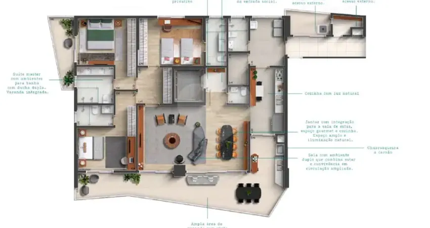 Apartamento com 4 quartos à venda na Avenida Presidente Wilson, Gonzaga, Santos