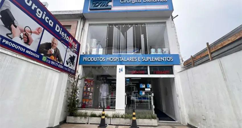 Sala comercial para alugar na Avenida Doutor Bernardino de Campos, 34, Vila Belmiro, Santos