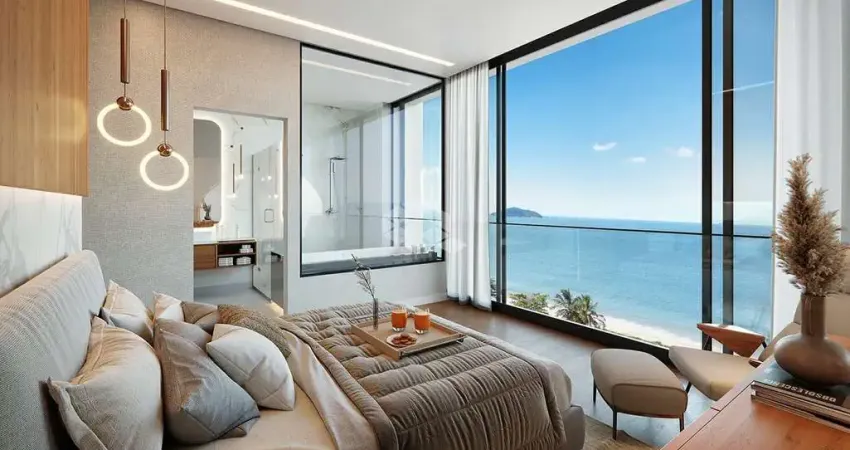 Apartamento Giardino FRENTE MAR com 2 suites à 100 metros da Praia da Armação em Penha-SC