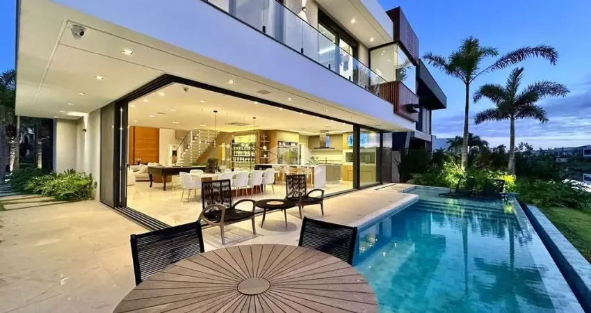 Casa em condomínio fechado com 5 suítes - enseada lagos xangri-lá