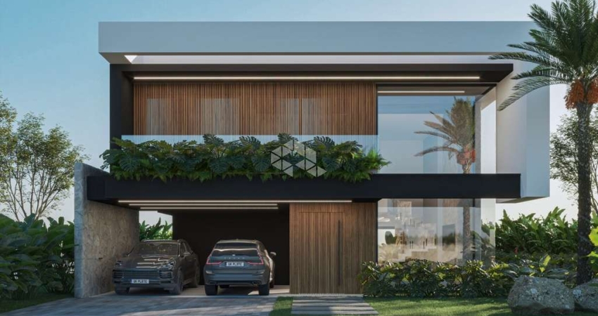 Casa contemporânea com 6 suítes no condomínio AMARE