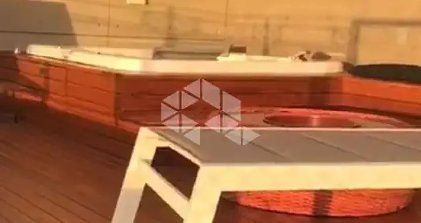 Excelente cobertura de frente para o Guaíba com 3 dormitórios e 2 vagas