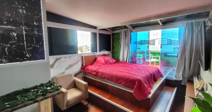 Cobertura com 1 quarto/dormitório no bairro capoeiras, em florianópolis - sc