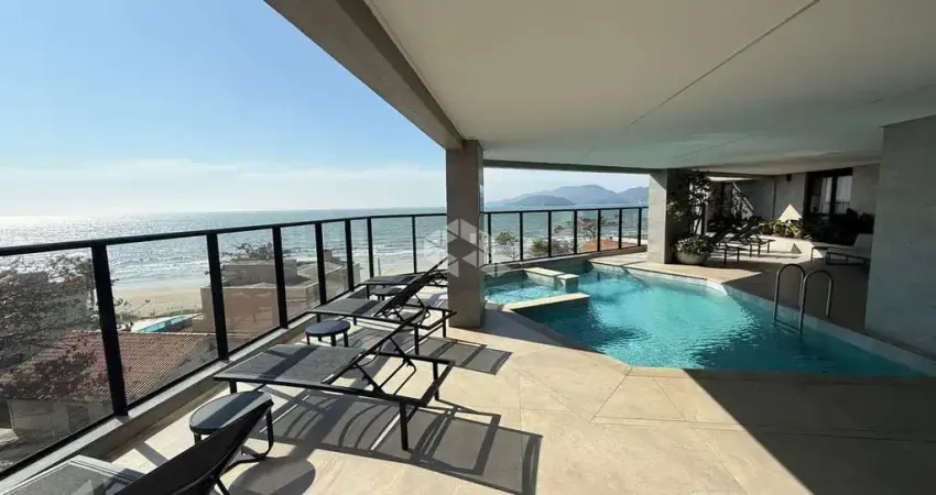 Apartamento frente mar com três suítes no pereque em porto belo sc