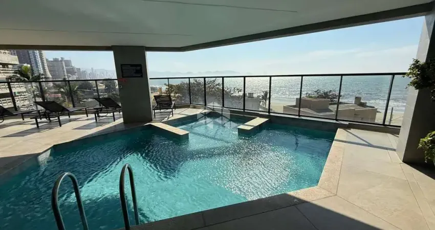 Apartamento com três suítes frente mar no pereque em porto belo sc