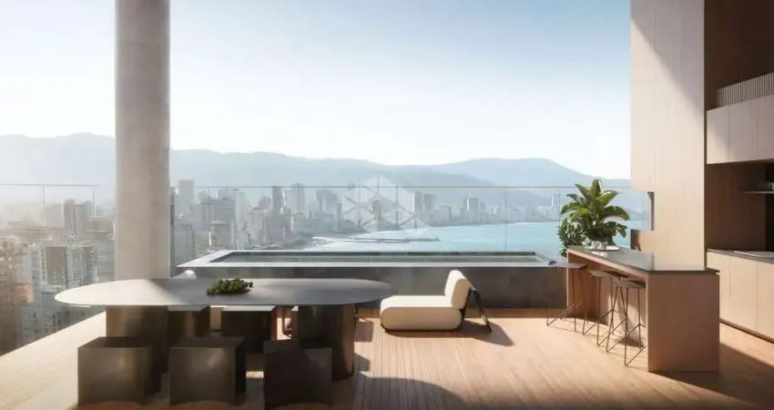 Apartamento de luxo com tres suites frente mar em porto belo sc