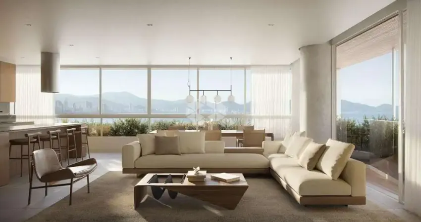 Apartamento com quatro quartos e vista definitiva em porto belo sc