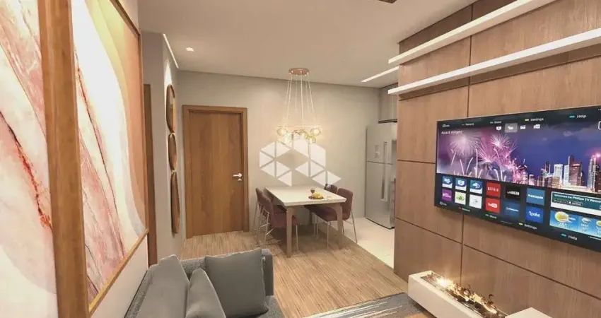 Apartamento à venda com 02 dormitórios, vaga de garagem, sacada e churrasqueira no bairro Camobi em Santa Maria. Financiável Minha Casa Minha Vida.