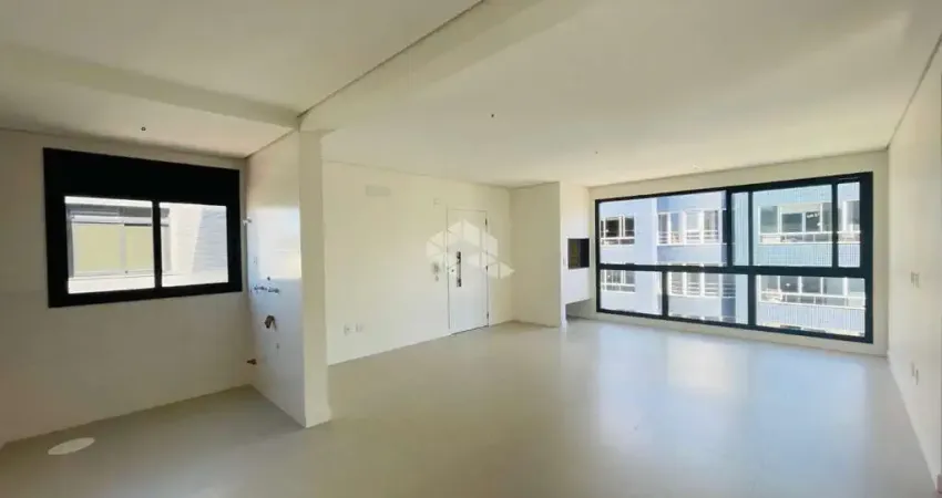 Apartamento novo à venda com 02 dormitórios,  01 suíte e sacada no bairro nossa senhora de lourdes em santa maria, financiável.