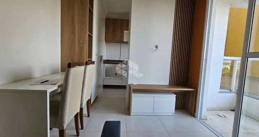 Apartamento 1 dormitório com sacada e churrasqueira, vaga de garagem à venda no bairro centro de Santa Maria