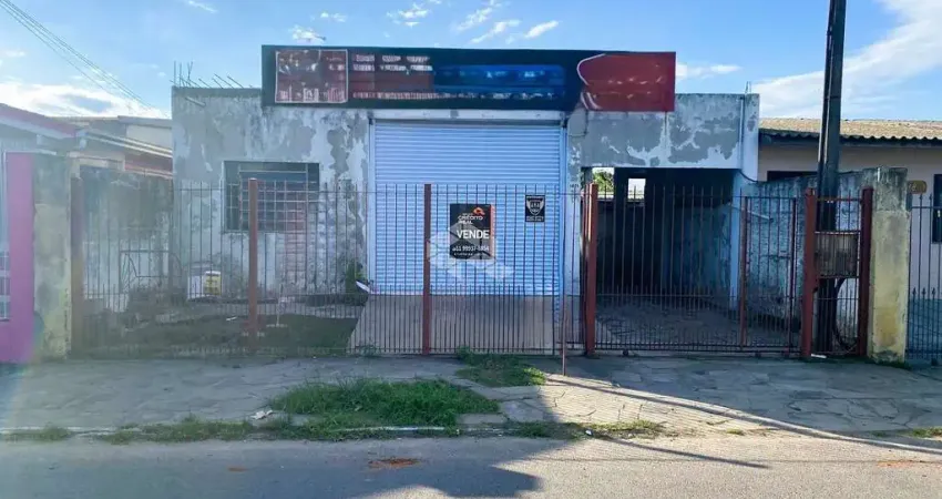 Pavilhão com ampla  casa residencial nos fundos, bairro  Rio Branco Canoas