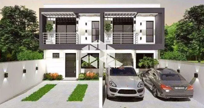 Casa sobrado novo, 3 dormitórios, 1 suíte, água quente, churrasqueira gourmet,  pátio frente e fundos. Igara em Canoas. Aceita financiamento FGTS