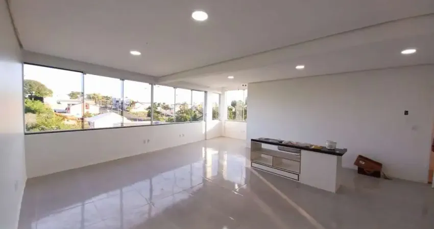 Sala Comercial com 60,00 mt² no Bairro Bela Vista/Canoas, de espaço privativo. Esta sala é nova e possui um banheiro, Próximo a Santos Ferreira.